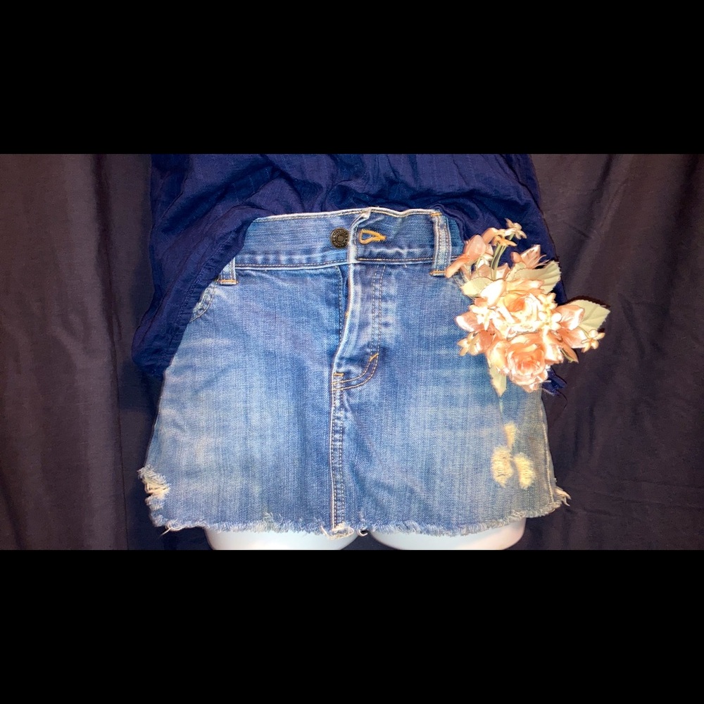 Hollister company size 5 Jean skirt